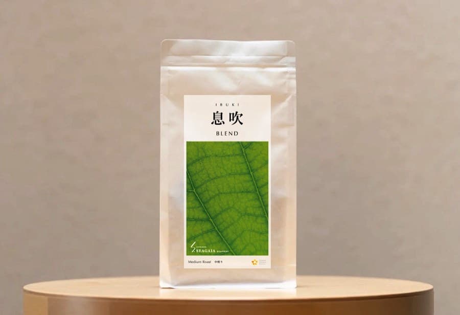 オリジナルブレンド「息吹」のパッケージ
